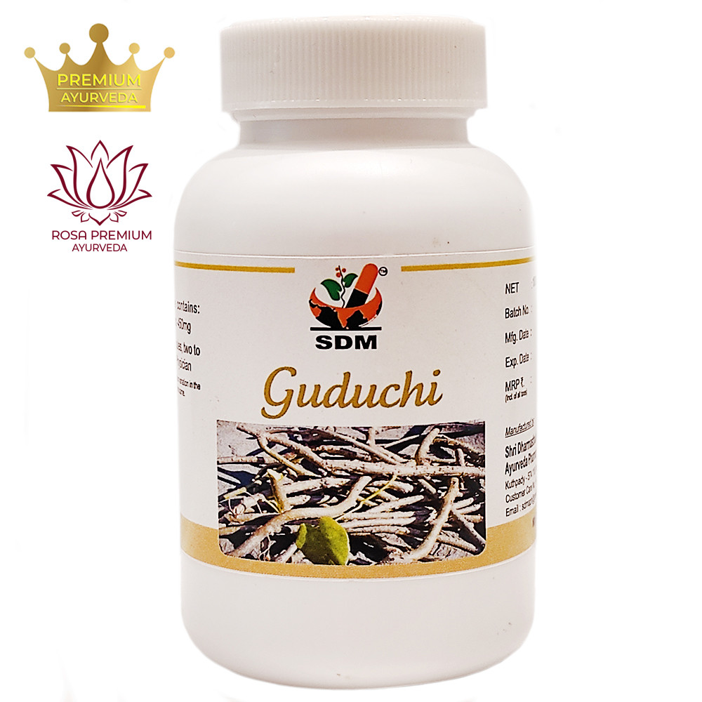 Гудучі капсули (Guduchi Capsules, SDM), 100 капсул — Аюрведа преміум'якості