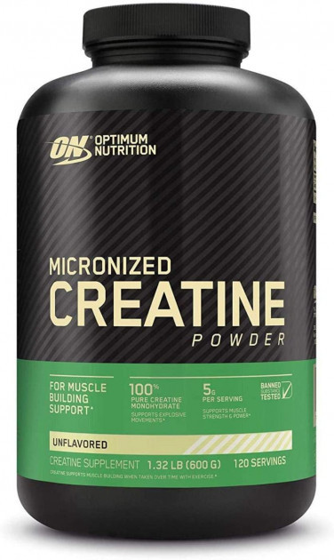 Креатин Моногідрат Optimum Nutrition Micronized Creatine Powder 600 г США