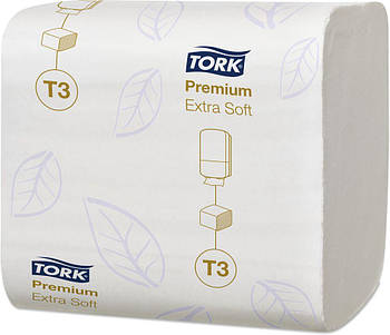 Листовий туалетний папір TORK Т3 двошаровий 252 листа