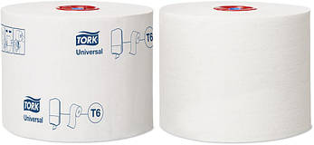 Туалетний папір TORK Т6 в рулонах супер м'який одношаровий mid-size 135 м