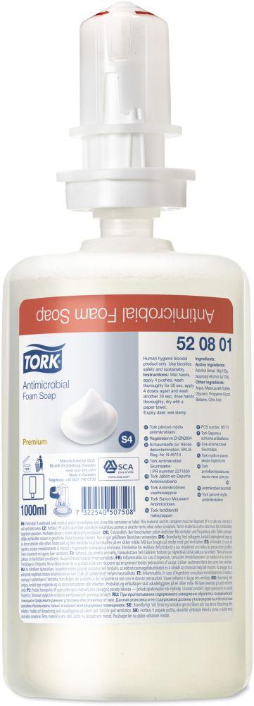Мило-піна TORK S4 антибактеріальне 1 л