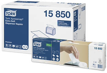 Диспенсерні серветки Tork Xpressnap 21.6 x 16.5 см (1000 шт)