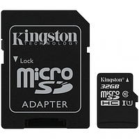 MicroSDHC 32GB Kingston Canvas Select Plus Class 10 UHS-I (SDCS2/32GB) + SD адаптер