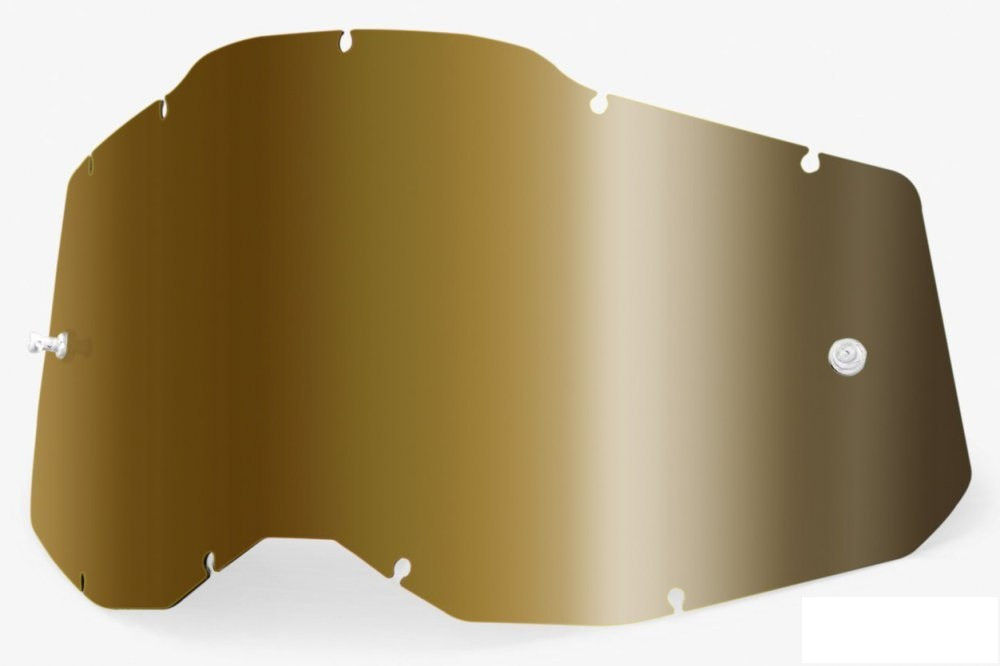 Лінза окулярів 100% RC2/AC2/ST2 Replacement Lens Anti-Fog - True Gold, Mirror Lens