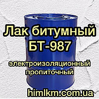 Лак бітумний БТ-987 електроізоляційний просочувальний, 40 кг