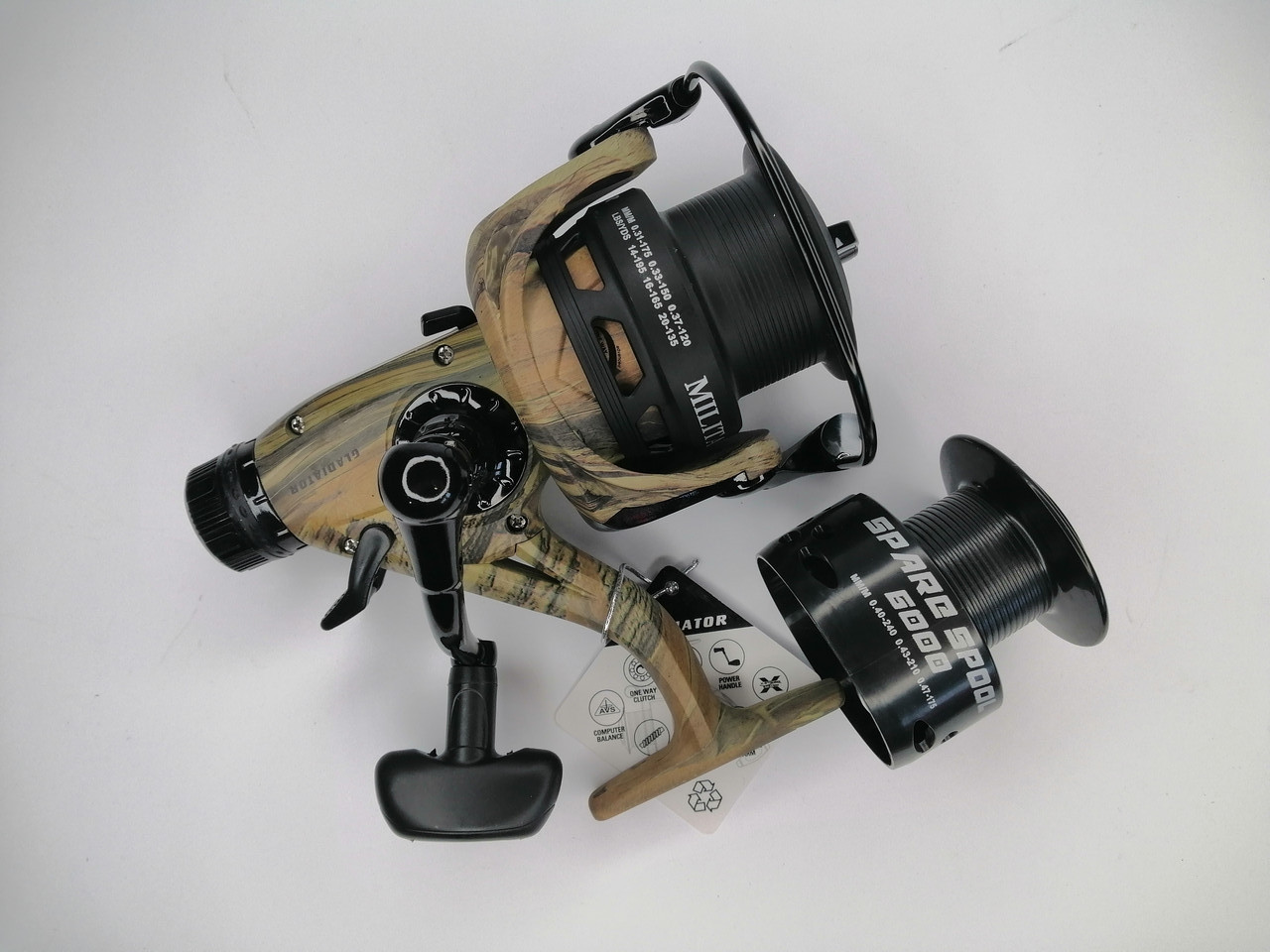 Котушка Gladiator Military Carp 60A 5+1
