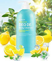 Гель для душу з лимоном зеленим чаєм і м'ятою Evas Pedison DEO DE Body Cleanser 750 мл