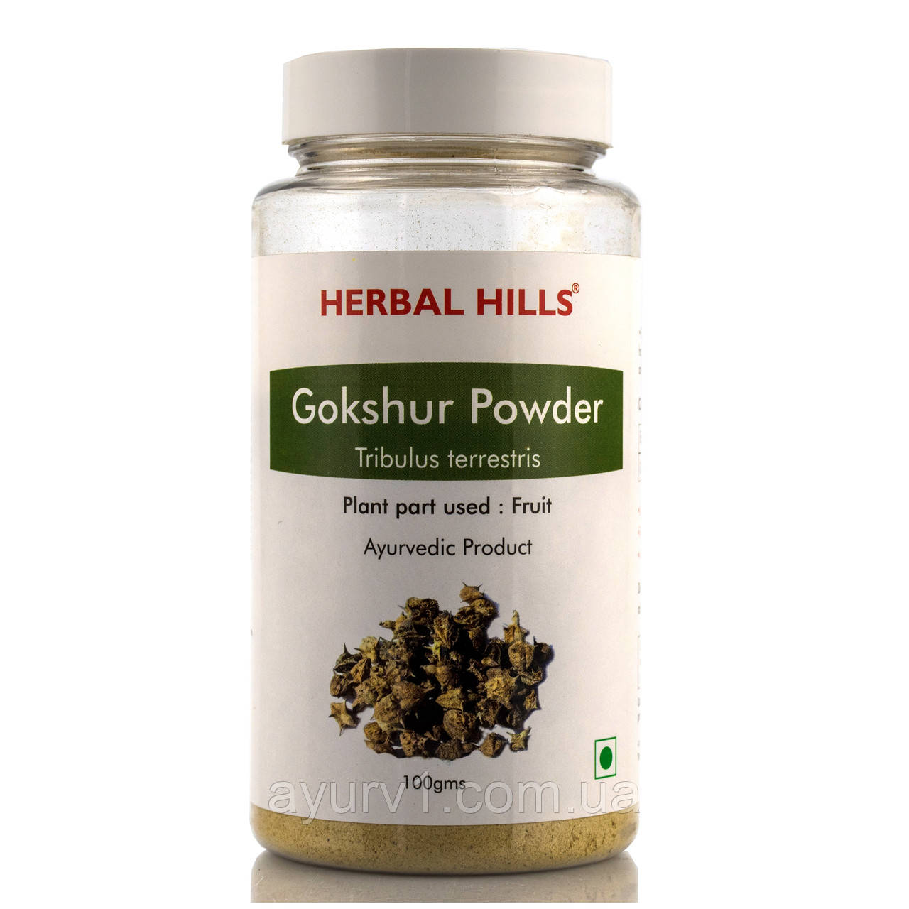 Гокшура Gokhur Powder Herbal Hills / 100г Tribulus terrestris для чоловіків Трибулус