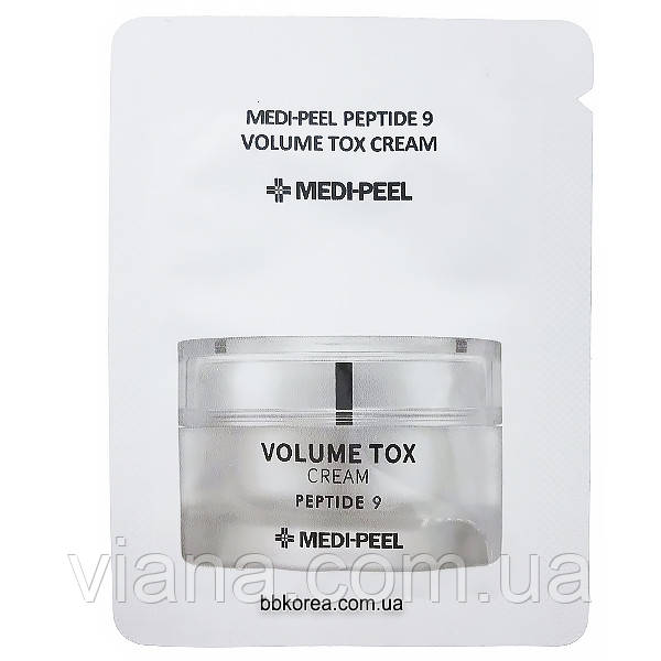 Пробник Омолоджувальний крем із пептидами MEDI-PEEL Volume TOX Cream Peptide 9 пробник 1.5 мл