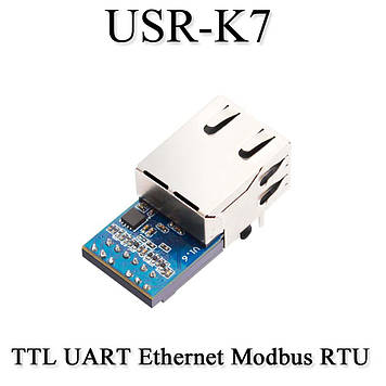 USR-K7 промисловий модуль TTL UART Ethernet Modbus RTU в Modbus TCPIP (Cortex M4)