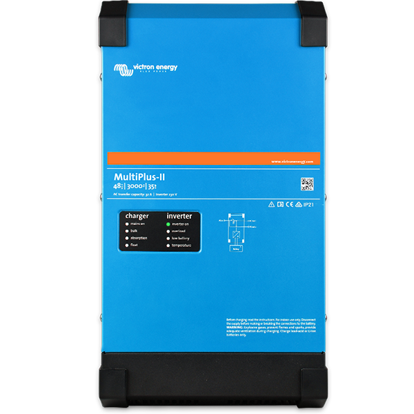 Гібридний сонячний інвертор 4000 Вт 48 В Victron Energy MultiPlus-II 48/5000/70-50-GX