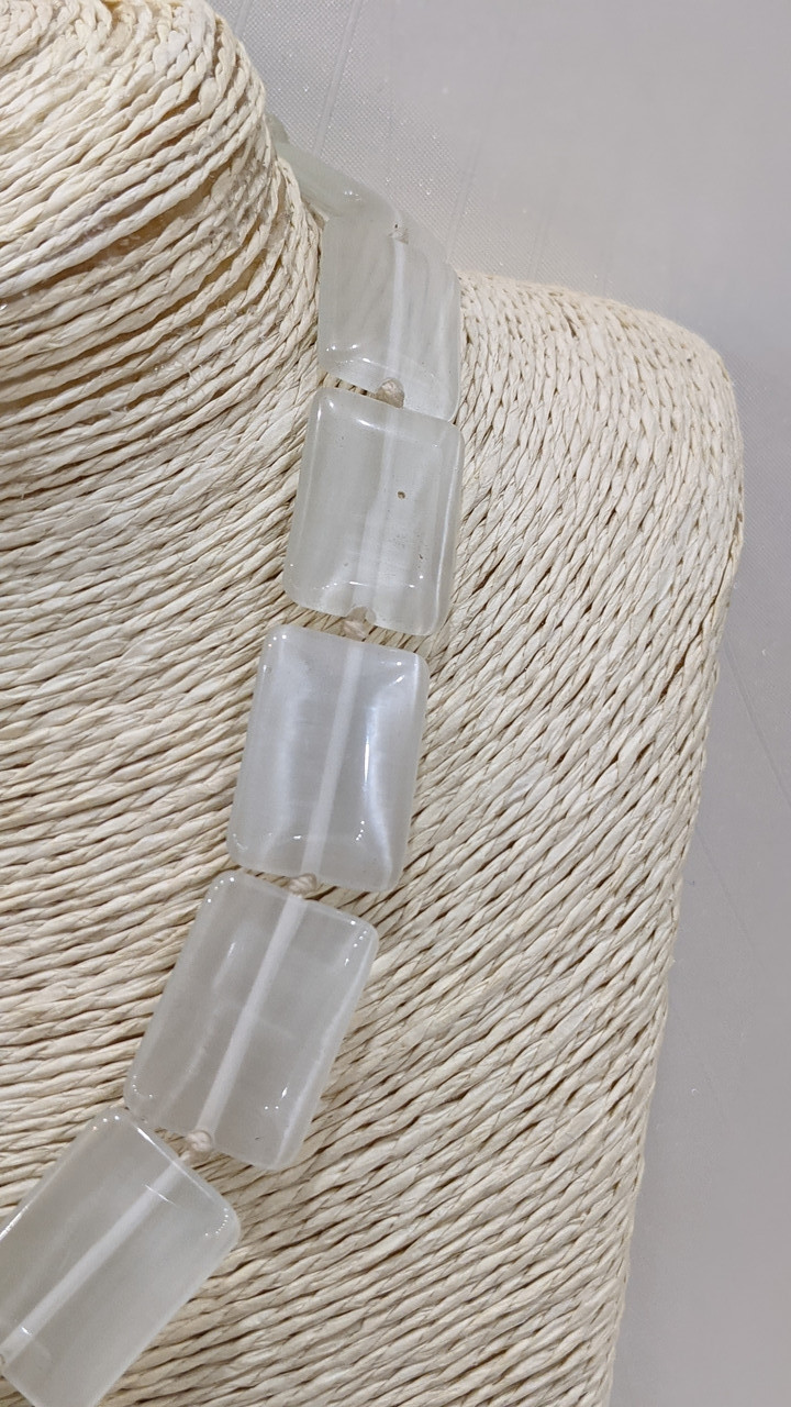 Кольє з натурального каменю Котяче око., фото 1