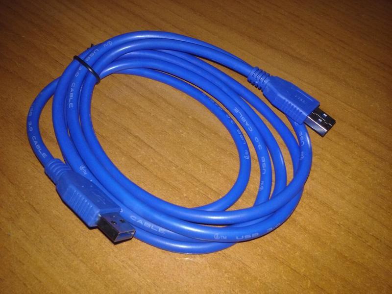 Кабель Usb 3.0 аm Аm Папа — Папа шнур дріт 1.5 метра, фото 1