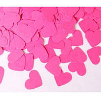Конфетти сердечка розовые 25г 06070