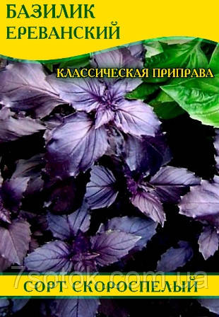 Насіння базиліка Єреванський Фіолетовий, 0,5 кг