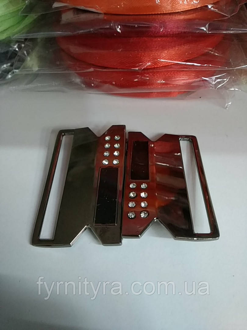 Пряжка під гумку 50mm чорний
