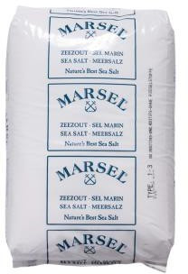 Морська сіль харчова Marsel Coarse sea 0,2-0,8 мм (Бельгія), паковання 25 кг