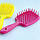 Гребінець для волосся Janeke 1830 Superbrush, малинова, фото 3