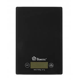 Електронні кухонні ваги Domotec MS-1912 7кг Black (2_006277)