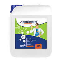 AquaDOCTOR - Засіб для зниження кислотності води (рН minus) рідкий склад (Сірчана 35%). Каністра 10л
