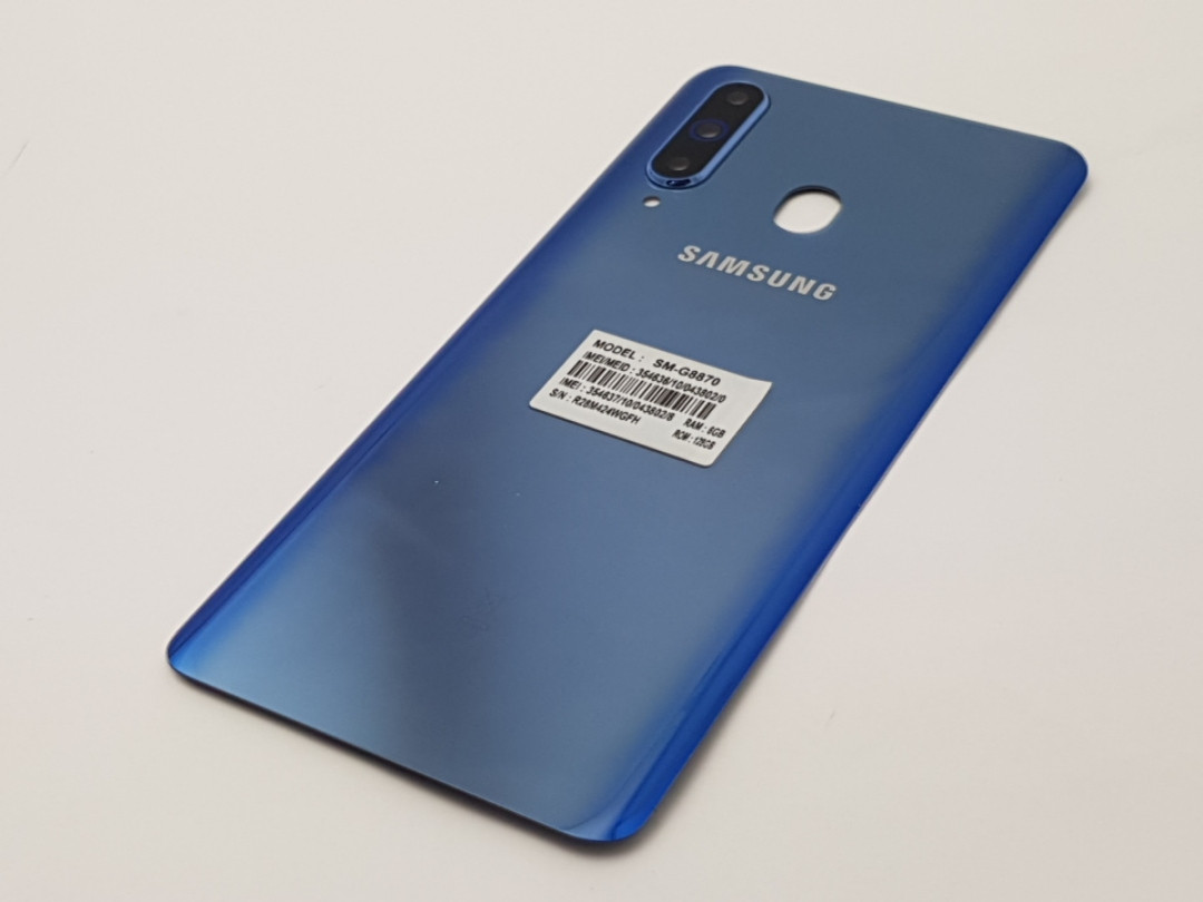 Кришка samsung a8s (sm-g8870) синя сервісний оригінал з розборки