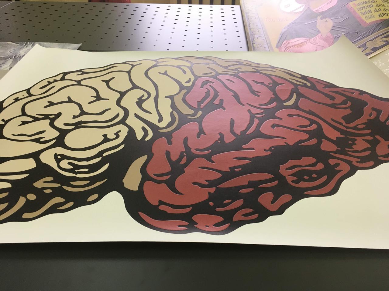 Плакат мозг головной walter White Brain рельефный дизайнерский Dimense Print-House 90 см х 70 см - фото 10 - id-p1280694674