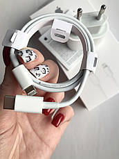 Швидка Зарядка Apple iPhone 18W USB-C + Кабель Type-C на Lightning, фото 2