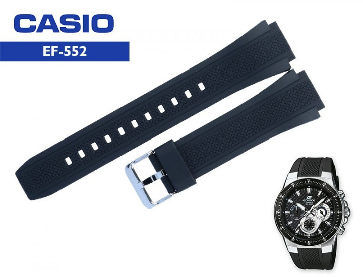 Ремінці Casio G-Shock EF - 552 - 1AV Black Original