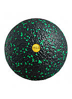 Мяч массажный 4FIZJO EPP Massage Ball диаметр 12 см черно-зеленый (4FJ1264)