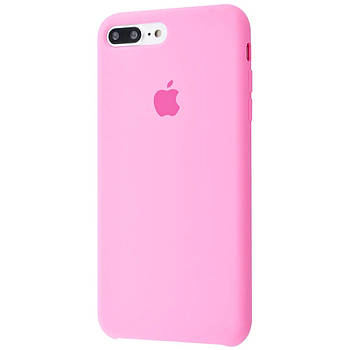 Чохол Silicone case для IPhone 8 Plus Light Pink рожевий