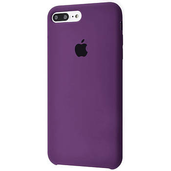 Чохол Silicone case для IPhone 8 Plus Purple фіолетовий
