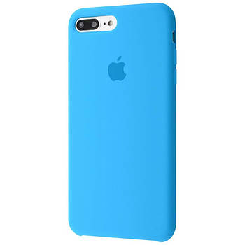 Чохол Silicone case для IPhone 8 Plus Blue синій