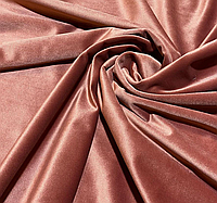 Ткань для шторы Королевский велюр Royal v1071. Турецкий велюр для штор коралловый цвет.