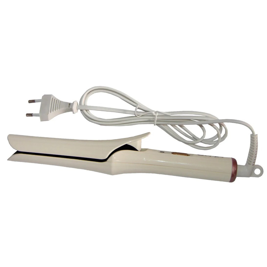 Стайлер для волосся Gemei GM-2956, керамічне покриття, білий, фото 1