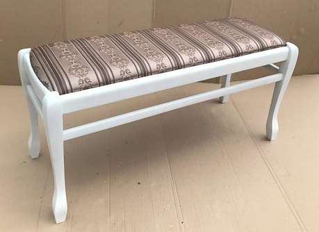 Банкетка дерев'яна прямокутна Гармонія 70 без полиць Fusion Furniture, колір білий, фото 1