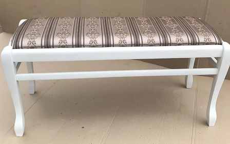 Банкетка дерев'яна прямокутна Гармонія 70 без полиць Fusion Furniture, колір білий, фото 3