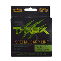 Леска карповая Fishing ROI T-REX Special Carp Line Brown 0.30mm 300m 8.9kg