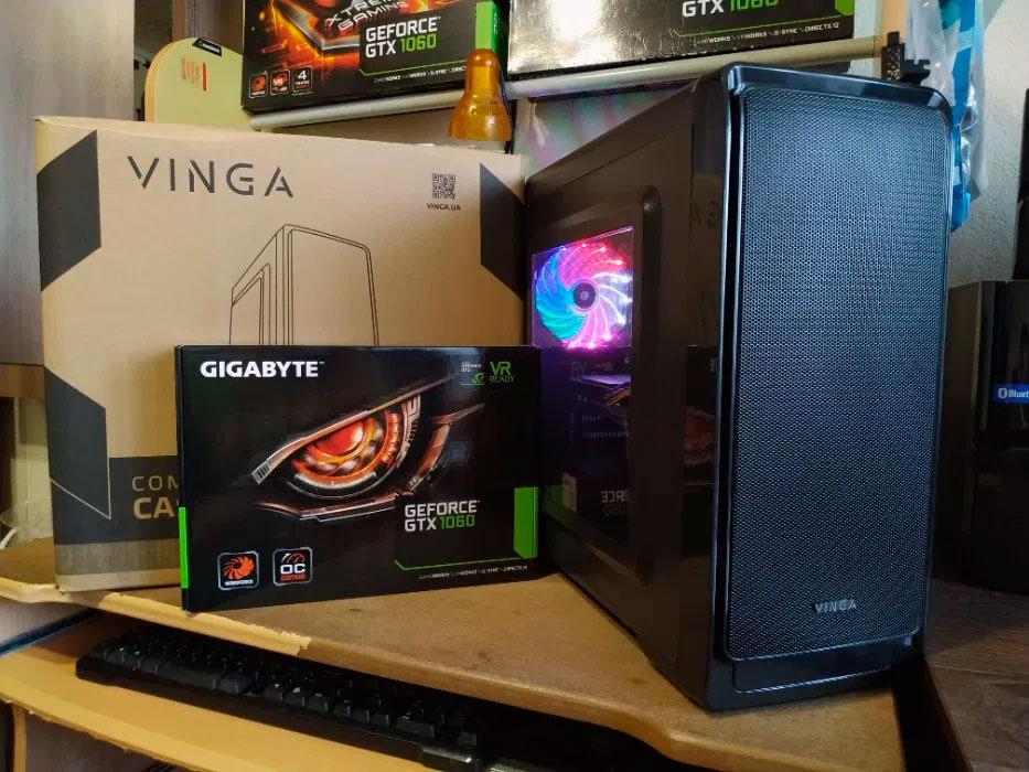 Ігровий комп'ютер Intel Core i5 4670 3.7GHZ, GTX 1060 6GB, 16GB, SSD240, 500GB