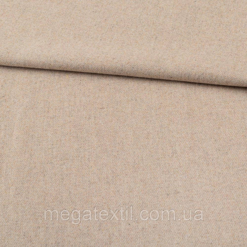 Напіввовна костюмна MANTEL молочно-сіра меланж ш.150
