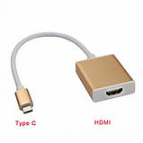 Конвертер TYPE C на HDMI Короткий дріт, фото 2