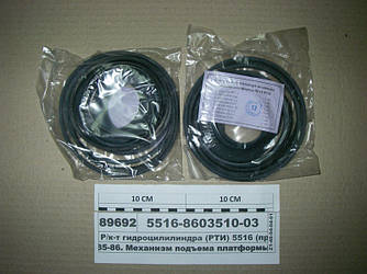Р/к гідроциліндра МАЗ-5516 РТІ (8 поз; 9шт) 5516-8603510-03