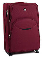Валіза тканинна WINGS 1708 велика бордова 2 колеса