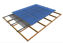 Кріплення для сонячних панелей на даху універсальні