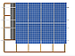 Алюмінієві кріплення для сонячних панелей на даху універсальні 2 ФЕМ, фото 2