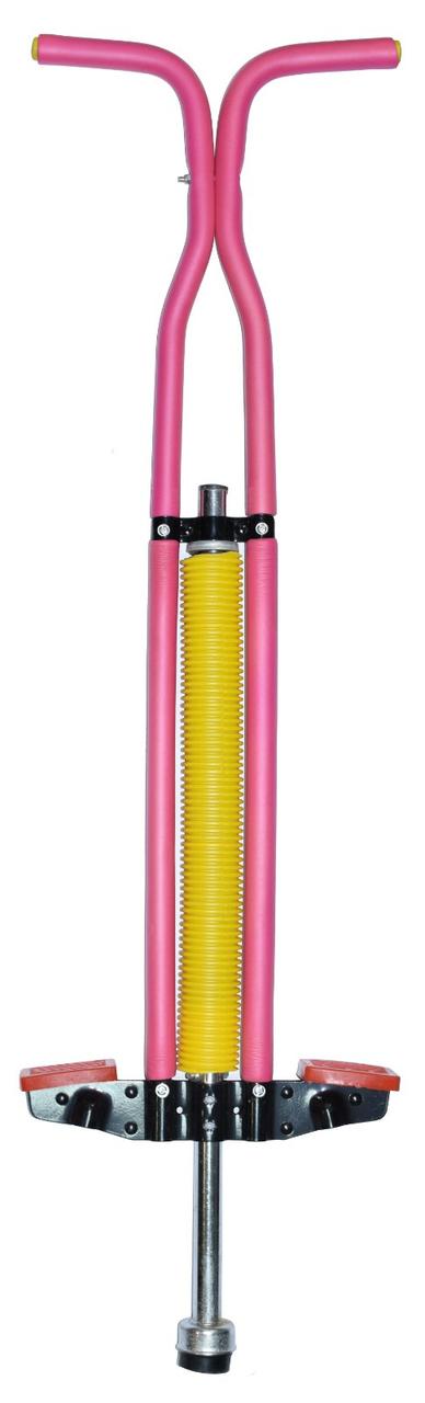 Джампер Пого Стік Pogo Stick (Коник) дитячий Малиновий, палиця-скакунець