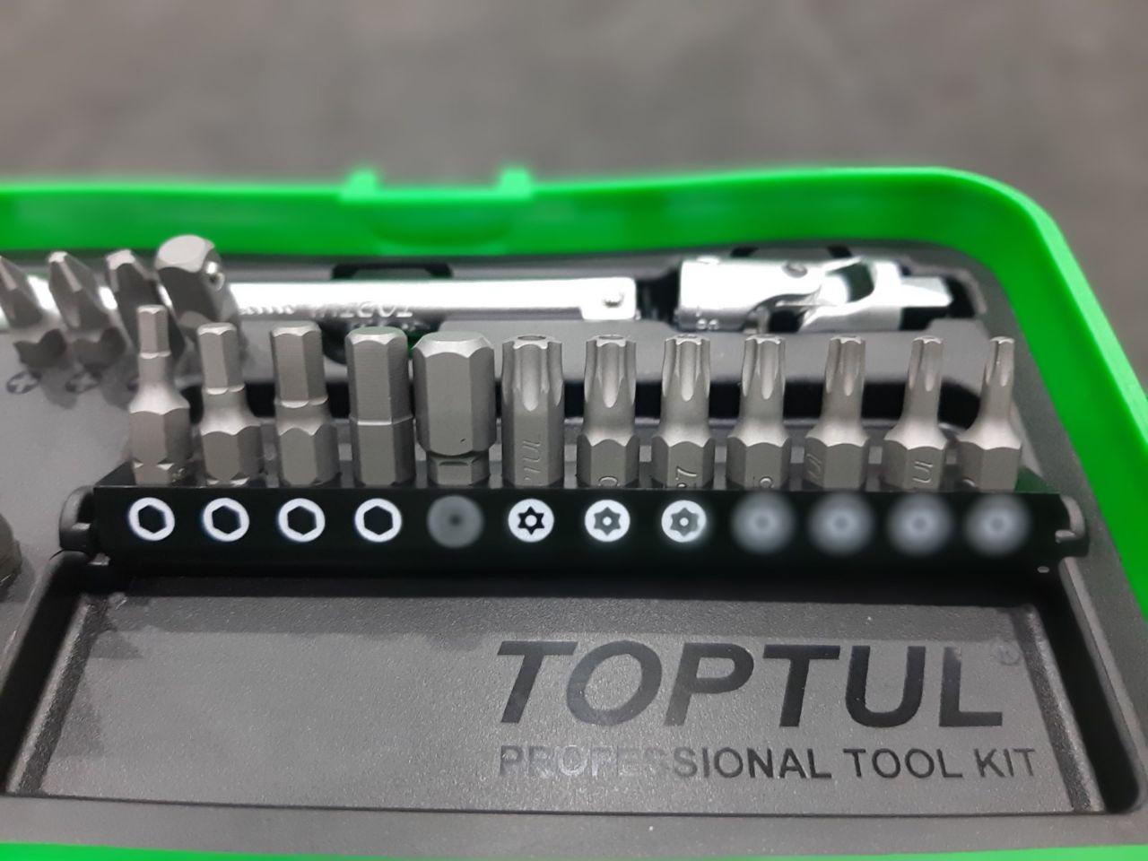 Набор инструмента  1/4"  41ед.  TOPTUL GADW4101