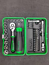 Набор инструмента 1/4" 41ед. TOPTUL GADW4101, фото 5