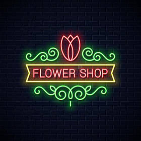 Вывески для цветочных магазинов