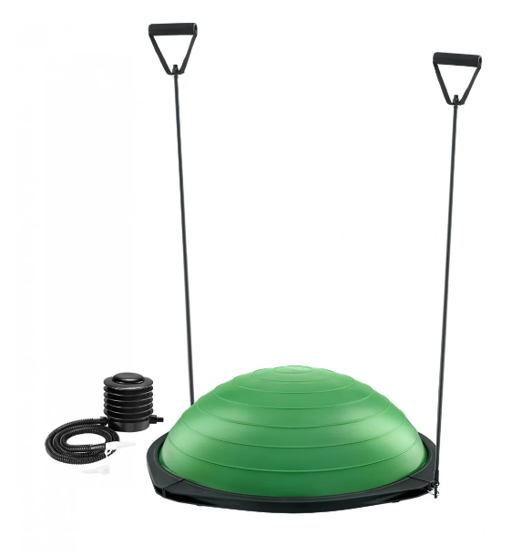 Балансировочная гимнастическая платформа подушка полусфера 4FIZJO Bosu Ball 60 см - фото 3 - id-p1339217502