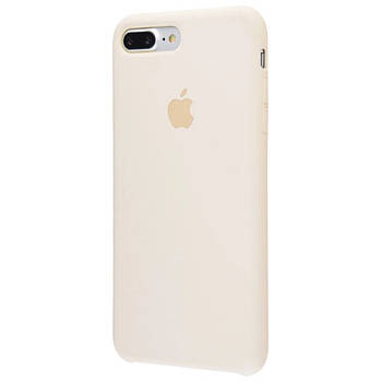 Чохол Silicone case для IPhone 8 Plus Antique white бежевий